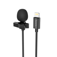 Микрофон-петличка Hoco L14 iP Lavalier microphone / Мікрофон-петлічка + №8776